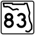 State Road 83 marker