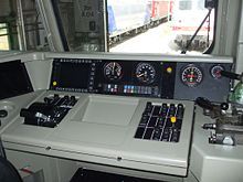 Locomotive control desk