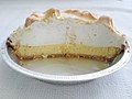 Cut-away view of a GENUINE Key lime pie made by a true Conch.