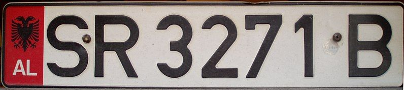 File:License plate Saranda.JPG