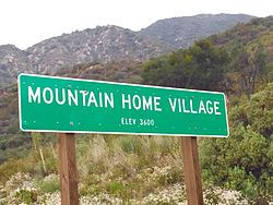 Mountain Home Village sign