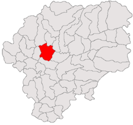 Location in Bistrița-Năsăud County