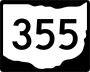 State Route 355 marker