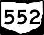 State Route 552 marker