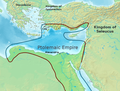 Ptolemaic Kingdom (305-30 BC) in 300 BC.