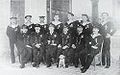 Crew with medals after the Jean Bart attack