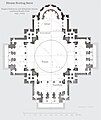 Floorplan of Saint Sava, Belgrade, 2004