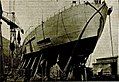 Francesco Caracciolo being readied for launch on 30 May 1920.