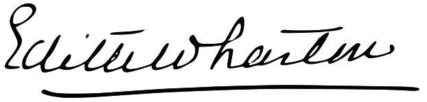 File:Edith Wharton signature.svg