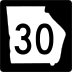 State Route 30 marker