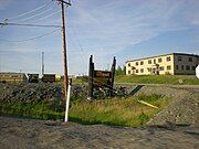 Main entrance at Giant Mine