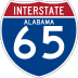 Interstate 65 marker