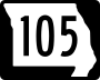 Route 105 marker