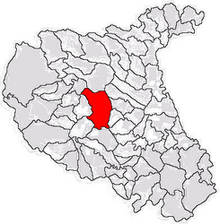 Location in Vrancea County