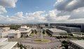 Panoramic view from above of Piazza Guglielmo Marconi and the Museum of Civilisations (photo by Andrea Ricci)