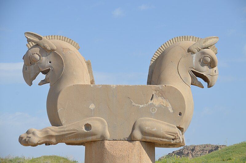 File:Persepolis griffin capitals.jpg