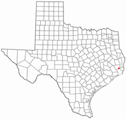 Location in Texas