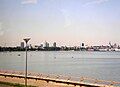 View at Tallinn city centre over the Tallinn Bay from Maarjamäe.