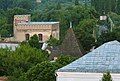 Synagogue (background) and Jesuit cathedral roof in c. 2008