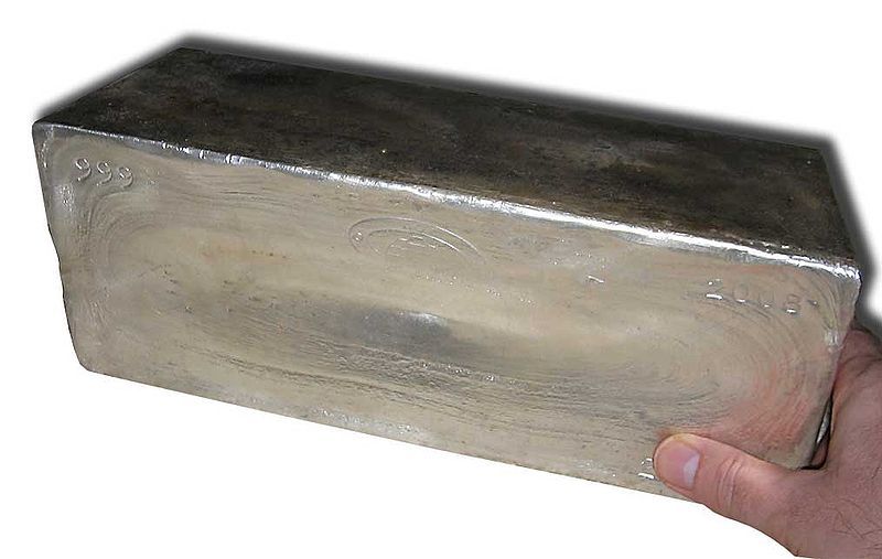 File:1000oz.silver.bullion.bar.underneath.jpg