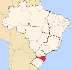 Location of Fraiburgo