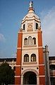 The College Tower with statue of Christ the King on top