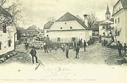 1900 postcard of Koče