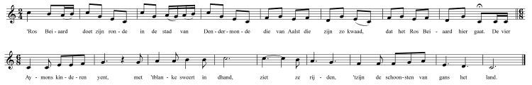 The Ros Beiaard hymn