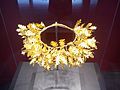 Funerary gold oak crown from the royal tombs at Aegae (Vergina)