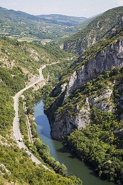 Sićevo Gorge in Serbia