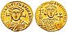 Jesus depicted on a Justinian (II) solidus