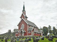 Veøy Church in Molde Municipality