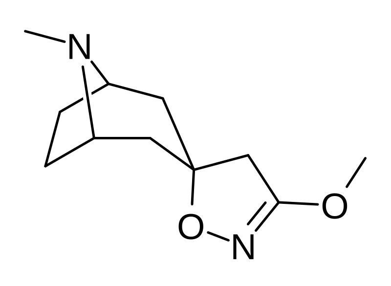 File:3′-methoxy-8-methyl-spiro(8-azabicyclo(3.2.1)octane-3,5′(4′H)-isoxazole.svg