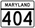 Maryland Route 404 Alternate marker