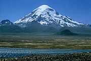 Sajama, a stratovolcano considered extinct.