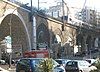 Viaduct of the RER C in Issy-les-Moulineaux