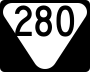 State Route 280 marker