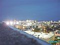 Part of the South Beach skyline at night looking east from the southwest side of the island.