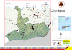 Official map of the Administrative post