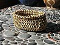 A traditional Yahgan basket, woven by Abuela Cristina Calderón.