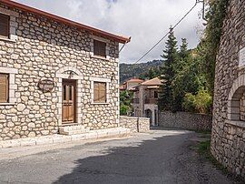 The main street of the village, leading to the square