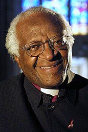 Archbishop Desmond Tutu, awarded the Nobel Peace Prize in 1984