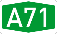 File:Autokinetodromos A71 number.svg