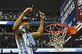 Image 7Brice Johnson cuts down the nets after winning the 2016 ACC tournament with North Carolina