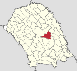 Location in Botoșani County