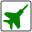 File:Fighter-jet-green-icon.svg