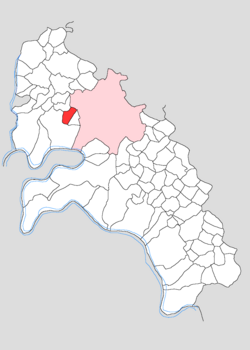 Map showing Rupaspur in Firozabad block