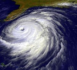 Satellite Image of Hurricane Floyd.