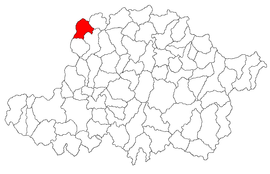 Location in Arad County