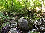 Stone ball on the mountain Povlen